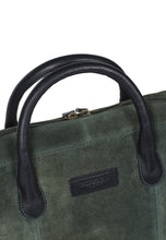 Load image into Gallery viewer, Laptop Bag Wilfred Suede Green