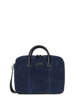 Load image into Gallery viewer, Laptop Bag Wilfred Suede Navy