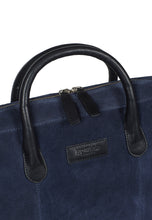 Load image into Gallery viewer, Laptop Bag Wilfred Suede Navy