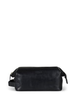 Load image into Gallery viewer, Washbag Leather Steven Black