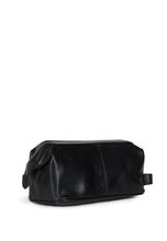 Load image into Gallery viewer, Washbag Leather Steven Black