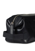 Load image into Gallery viewer, Washbag Leather Steven Black