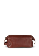 Load image into Gallery viewer, Washbag Leather Steven Brown