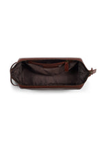 Load image into Gallery viewer, Washbag Leather Steven Brown