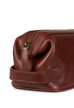 Load image into Gallery viewer, Washbag Leather Steven Brown