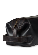 Load image into Gallery viewer, Washbag Leather Steven Dark Brown