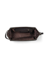 Load image into Gallery viewer, Washbag Suede Leather Steven Chocolate