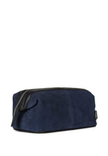 Load image into Gallery viewer, Washbag Suede Leather Steven Navy