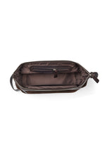 Load image into Gallery viewer, Washbag Taylor Leather  Dark Brown