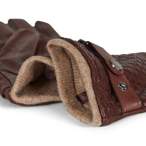 Leather Gloves Axel Brown