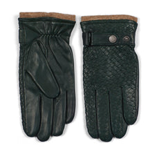 Load image into Gallery viewer, Leather Gloves Axel Green