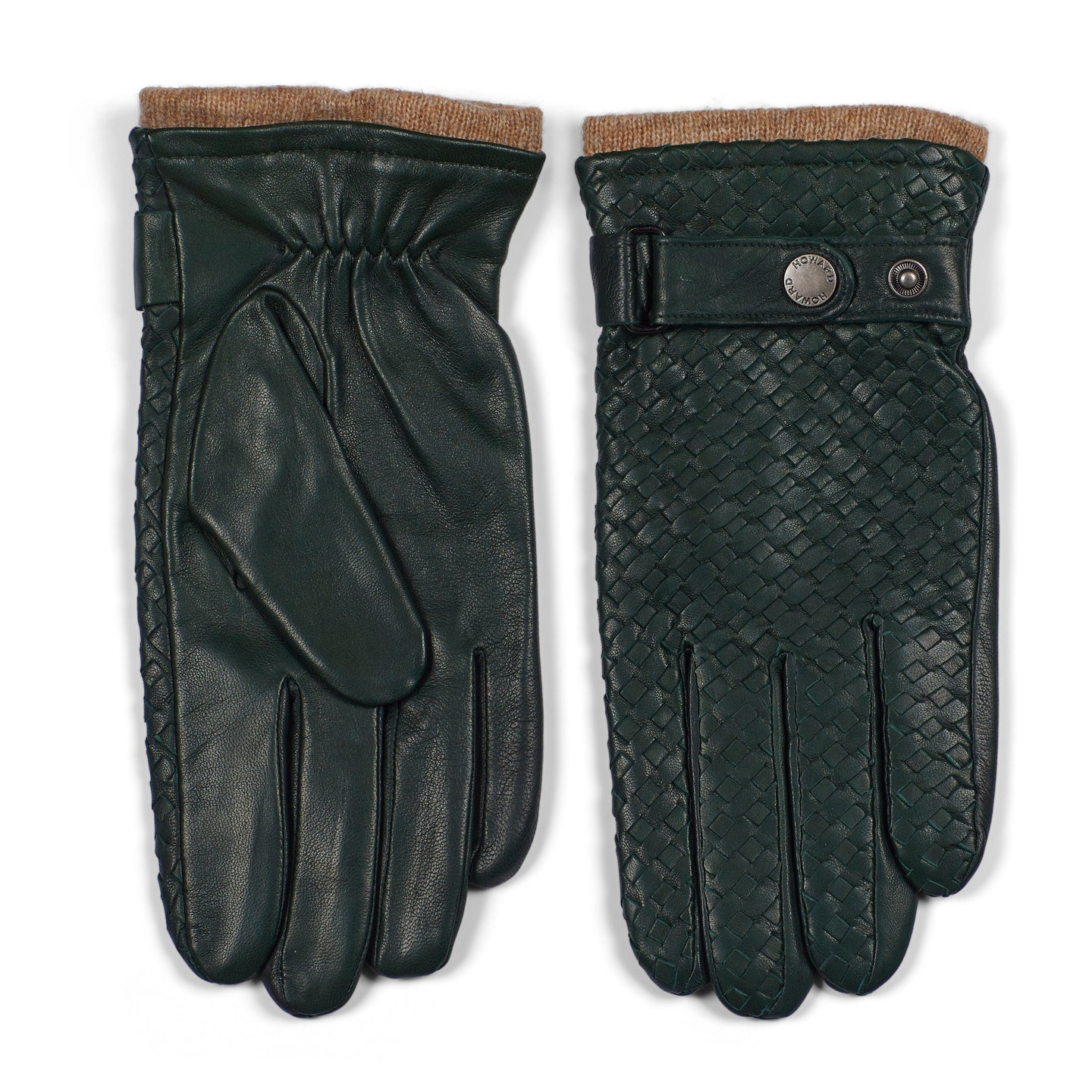 Leather Gloves Axel Green