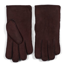 Load image into Gallery viewer, Leather Gloves Jason Dark Brown