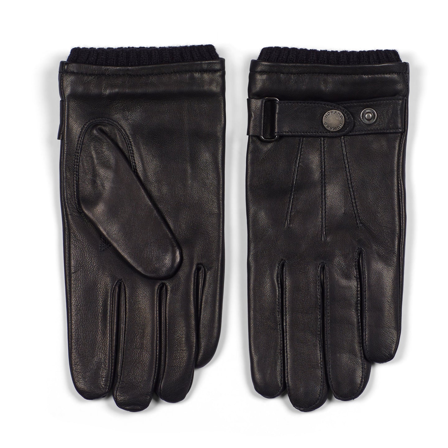 Leather Gloves Smith Black