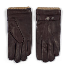 Load image into Gallery viewer, Leather Gloves Smith Dark Brown