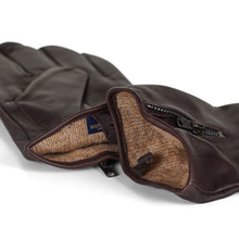 Load image into Gallery viewer, Leather Gloves Barney Dark Brown