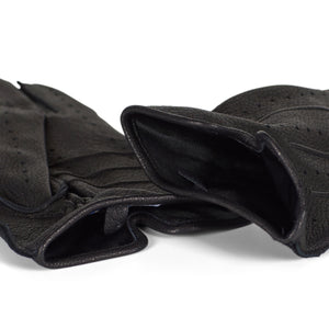 Leather Gloves Roman Black