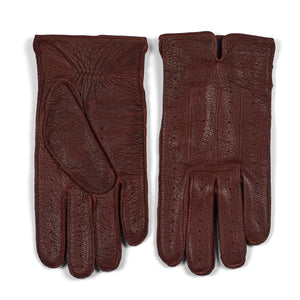 Leather Gloves Roman Brown