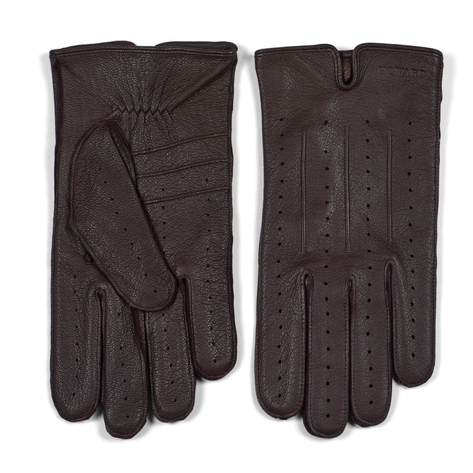 Leather Gloves Roman Dark Brown