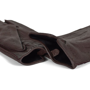 Leather Gloves Roman Dark Brown