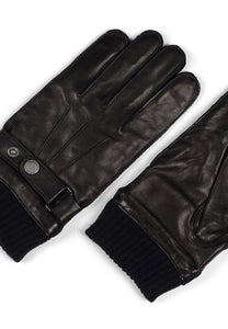 Leather Gloves Carl Black