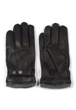 Load image into Gallery viewer, Leather Gloves Bruno Black