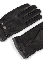 Load image into Gallery viewer, Leather Gloves Bruno Black