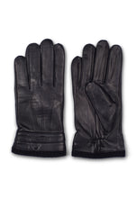 Load image into Gallery viewer, Leather Gloves Fredh Black
