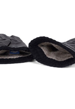 Load image into Gallery viewer, Leather Gloves Fredh Black