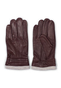 Leather Gloves Fredh Brown