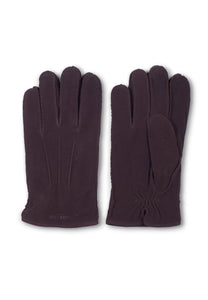 Leather Gloves Sander Dark Brown