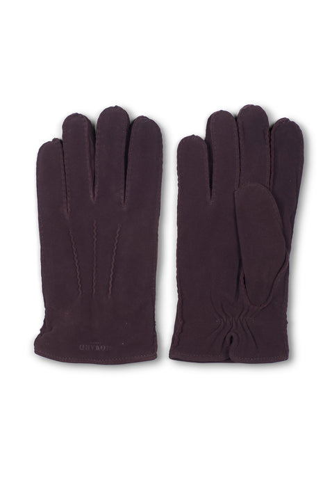 Leather Gloves Sander Dark Brown