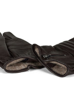 Load image into Gallery viewer, Leather Gloves Tim Dark Brown