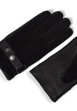 Load image into Gallery viewer, Leather Gloves Bayford Black
