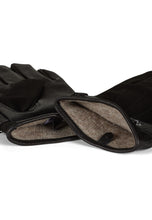 Load image into Gallery viewer, Leather Gloves Bayford Black