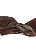 Load image into Gallery viewer, Leather Gloves Bayford Brown