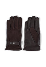 Load image into Gallery viewer, Leather Gloves Bayford Dark Brown