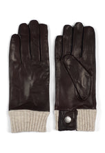 Load image into Gallery viewer, Women&#39;s Leather Gloves Lily Dark Brown