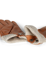 Load image into Gallery viewer, Women&#39;s Leather Gloves Lily Tan