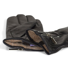Load image into Gallery viewer, Women&#39;s Leather Gloves Hannah Black