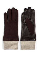 Load image into Gallery viewer, Women&#39;s Leather Gloves Leah Dark Brown