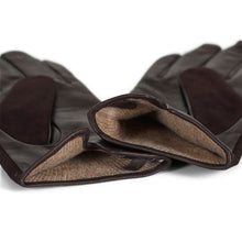 Load image into Gallery viewer, Women&#39;s Leather Gloves Luna Dark Brown