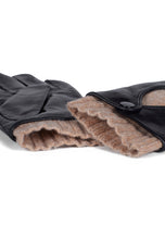 Load image into Gallery viewer, Women&#39;s Leather Gloves Florence Black
