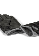Load image into Gallery viewer, Women's Leather Gloves Sienna Black / Grey