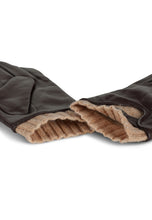 Load image into Gallery viewer, Women's Leather Gloves Sienna Dark Brown