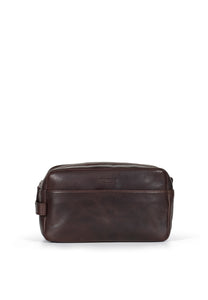 Toiletry Bag Hayden Dark Brown