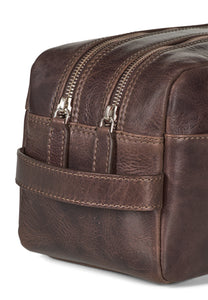 Toiletry Bag Hayden Dark Brown