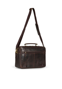 Briefcase Bag Damien Dark Brown