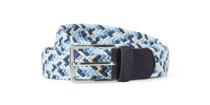 Braided Belt Marvin Blue Multicoloured - Howard London