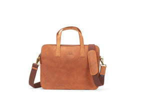 Laptop Bag Harrison Light Brown - Howard London